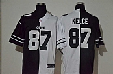 Nike Chiefs 87 Travis Kelce Black And White Split Vapor Untouchable Limited Jersey Dzhi,baseball caps,new era cap wholesale,wholesale hats